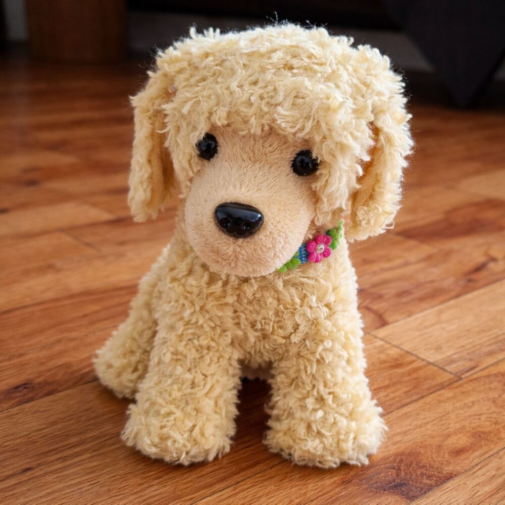 American Girl Plush Apricot Poodle Dog Stuffed Animal 8" Retired Pet Toy
